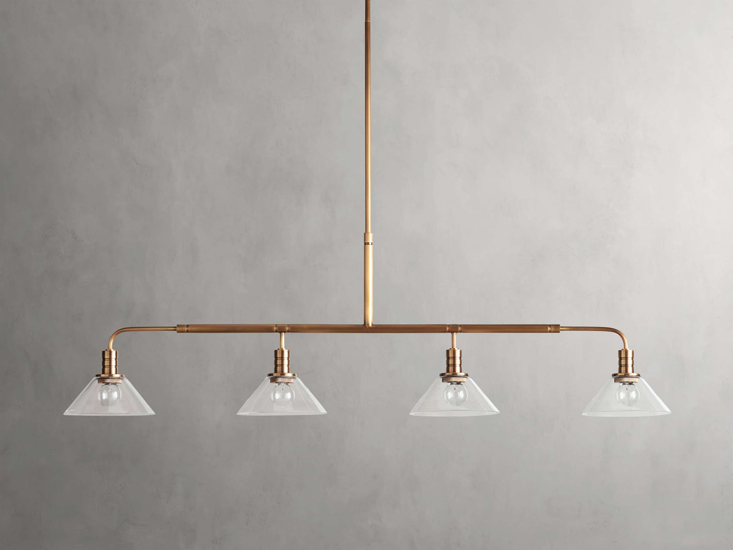 Theron Cone Cluster Linear Chandelier