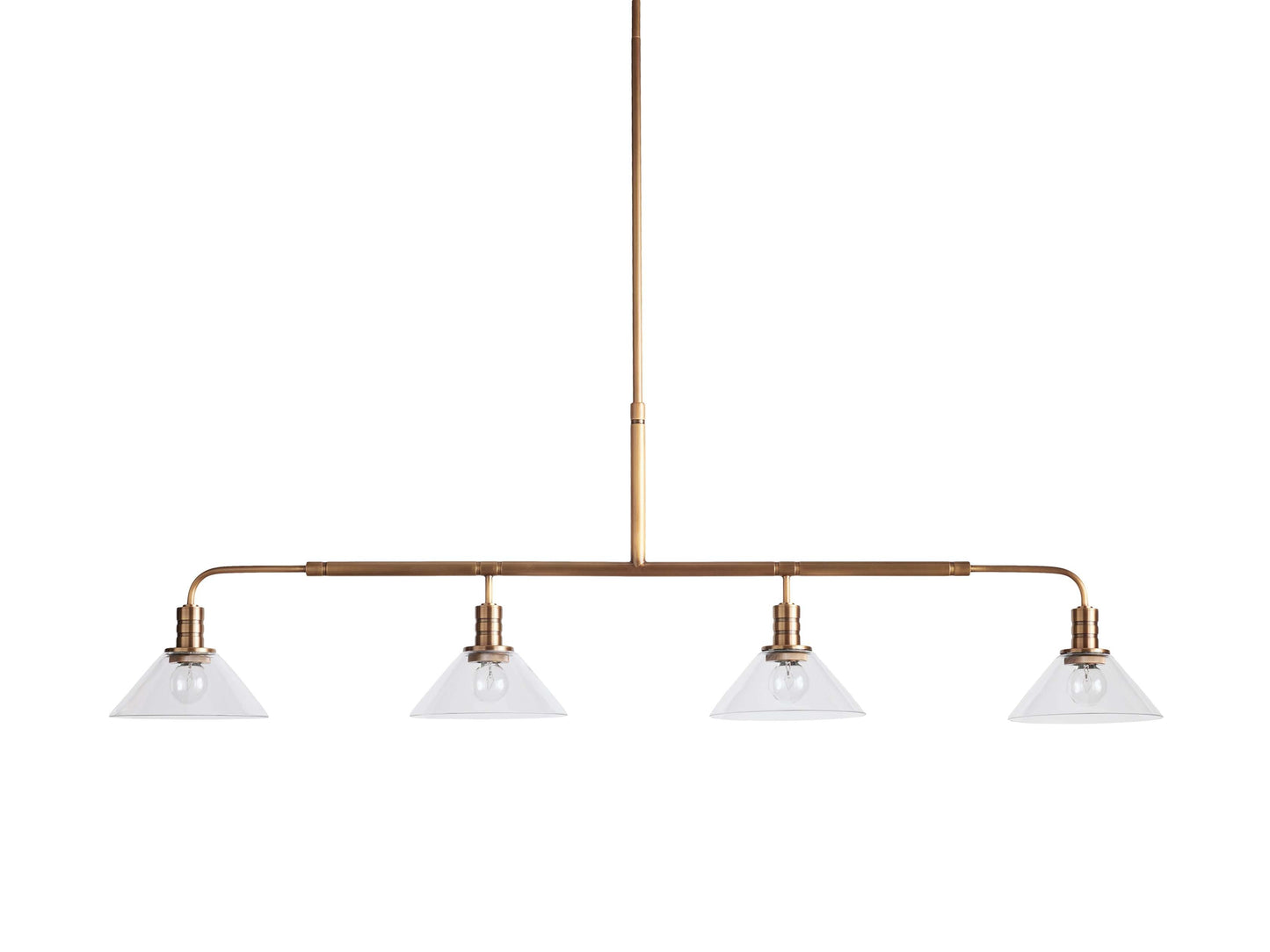 Theron Cone Cluster Linear Chandelier