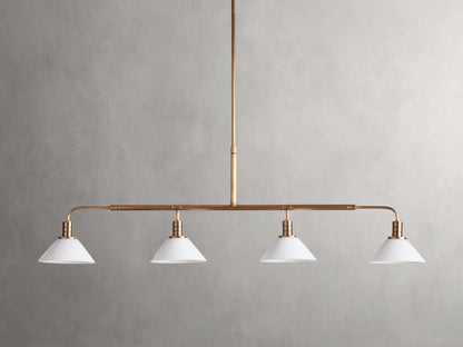 Theron Cone Cluster Linear Chandelier