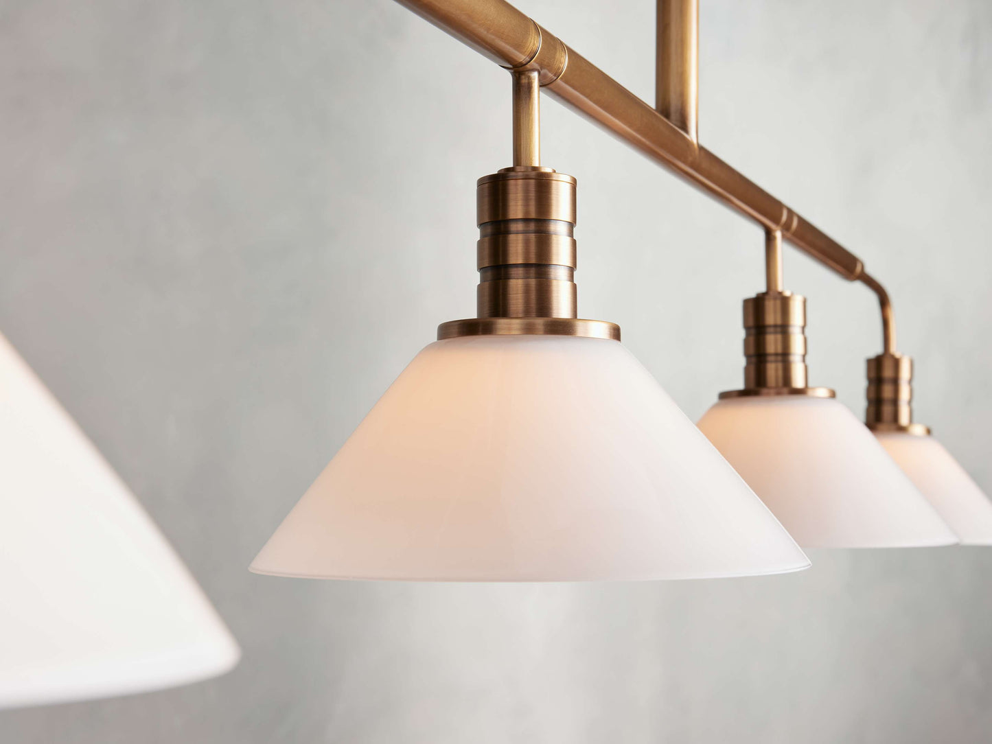 Theron Cone Cluster Linear Chandelier