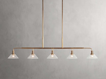 Theron Cone Cluster Linear Chandelier