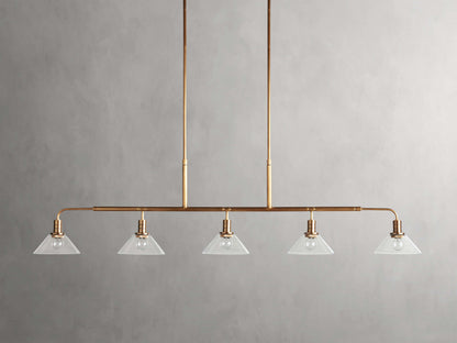 Theron Cone Cluster Linear Chandelier