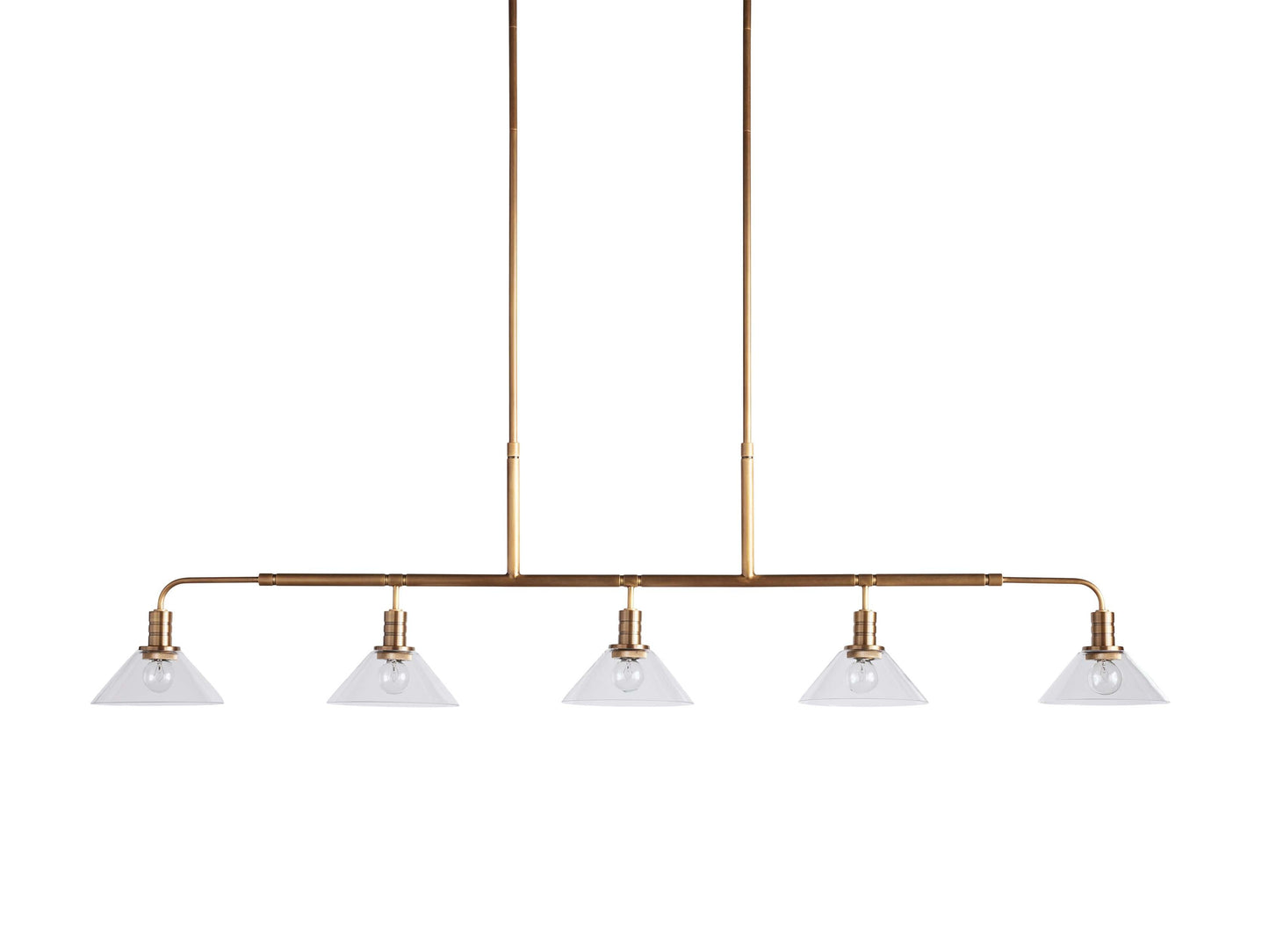 Theron Cone Cluster Linear Chandelier