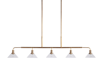 Theron Cone Cluster Linear Chandelier