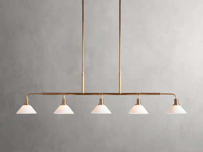 Theron Cone Cluster Linear Chandelier
