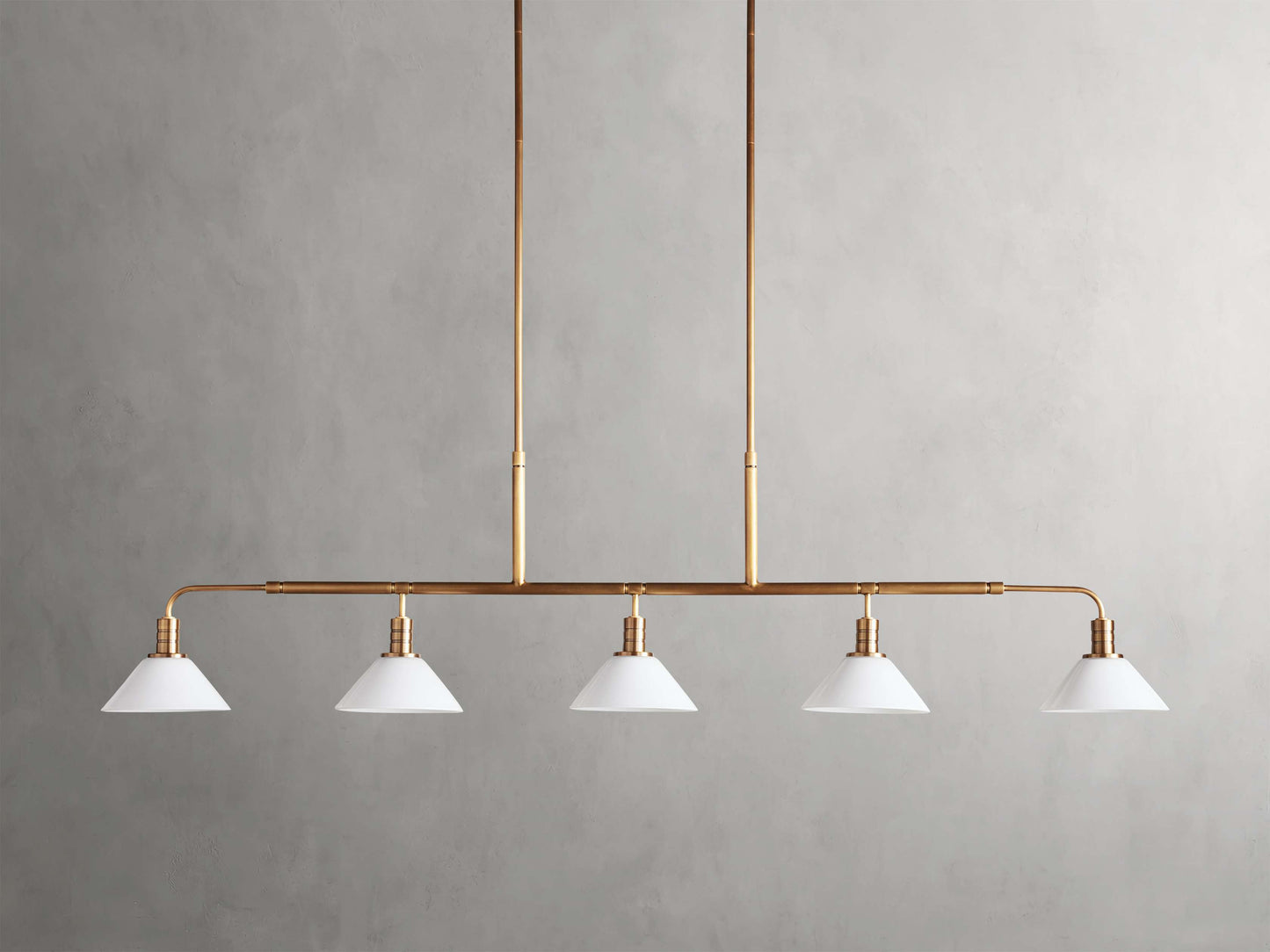 Theron Cone Cluster Linear Chandelier