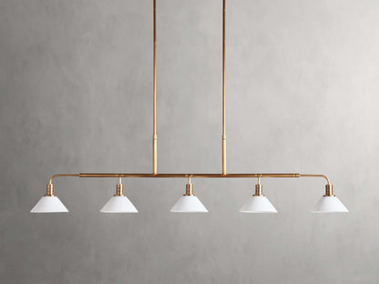 Theron Cone Cluster Linear Chandelier