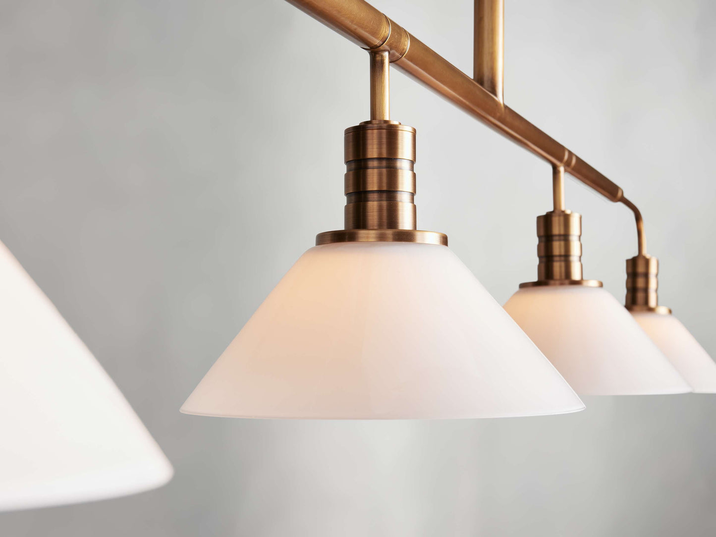 Theron Cone Cluster Linear Chandelier