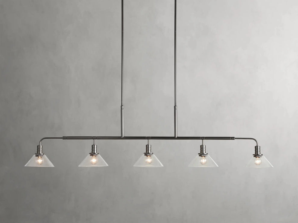 Theron Cone Cluster Linear Chandelier