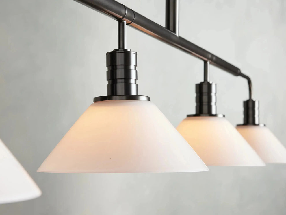 Theron Cone Cluster Linear Chandelier