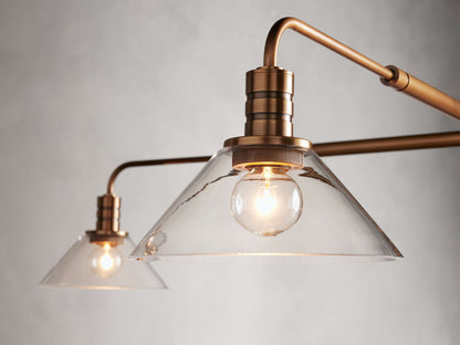 Theron Cone Cluster Round Chandelier