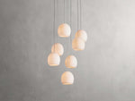 Arica Handcrafted Alabaster Round Chandelier