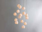 Arica Handcrafted Alabaster Round Chandelier