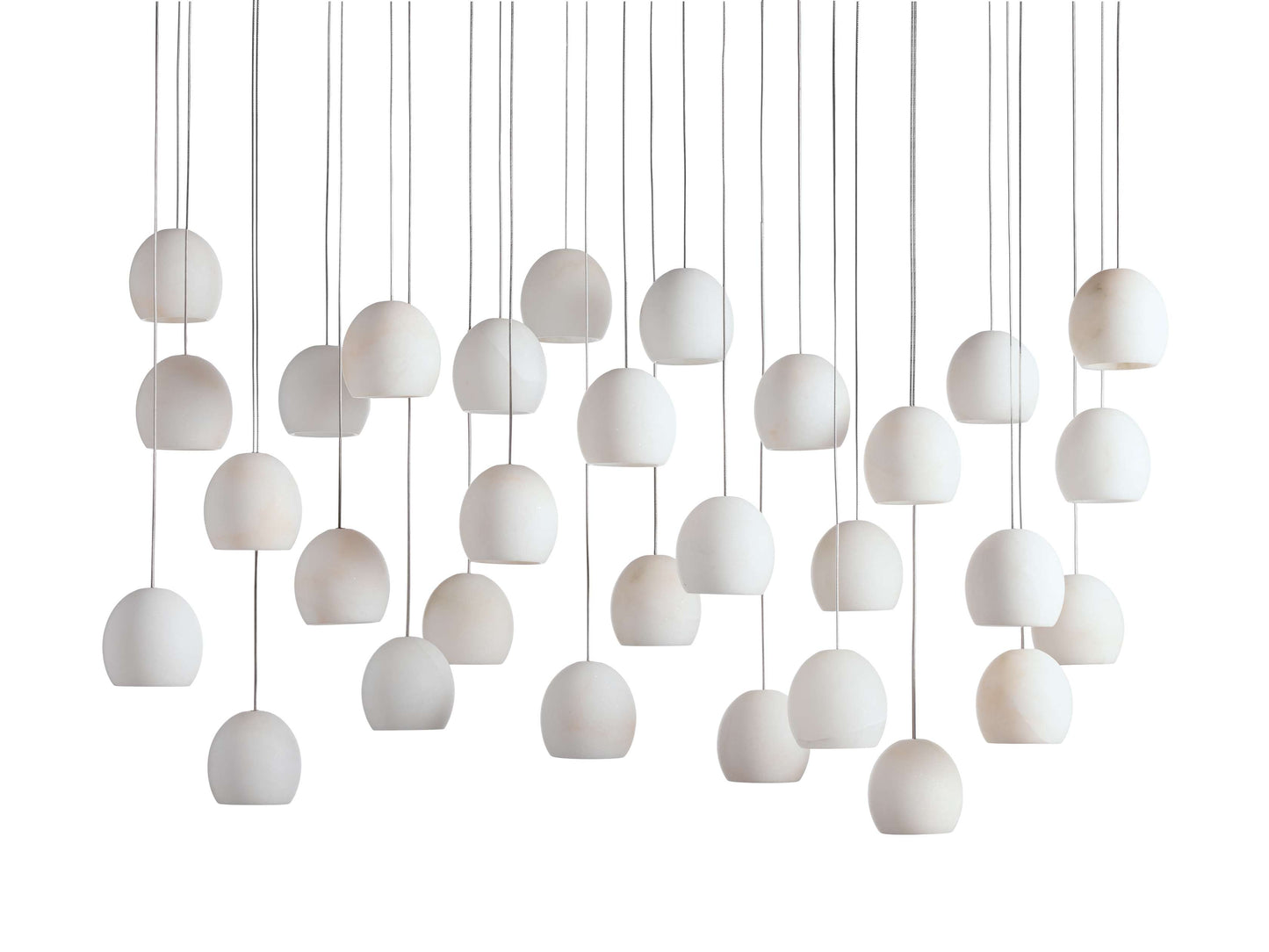 Arica Handcrafted Alabaster Linear Chandelier