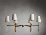 Rhodes Midcentury Torch Round Chandelier