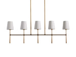 Rhodes Midcentury Torch Linear Chandelier