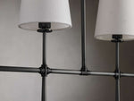 Rhodes Midcentury Torch Linear Chandelier
