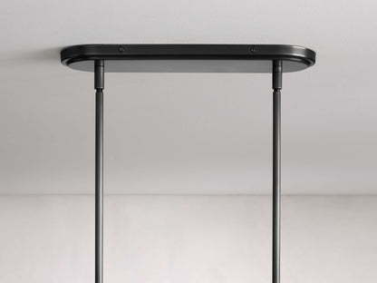 Rhodes Midcentury Torch Linear Chandelier