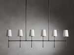 Rhodes Midcentury Torch Linear Chandelier