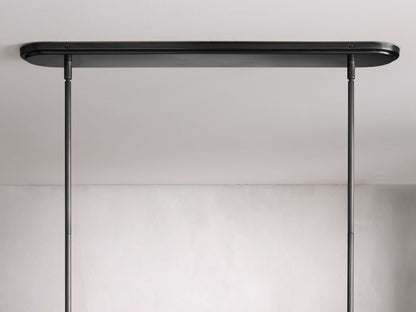 Rhodes Midcentury Torch Linear Chandelier