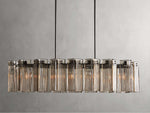 Delsie Vintage Glass Oval Chandelier
