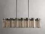 Delsie Reeded Glass Oval Chandelier