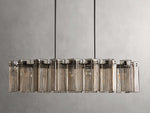 Delsie Vintage Glass Oval Chandelier
