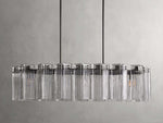 Delsie Vintage Glass Oval Chandelier
