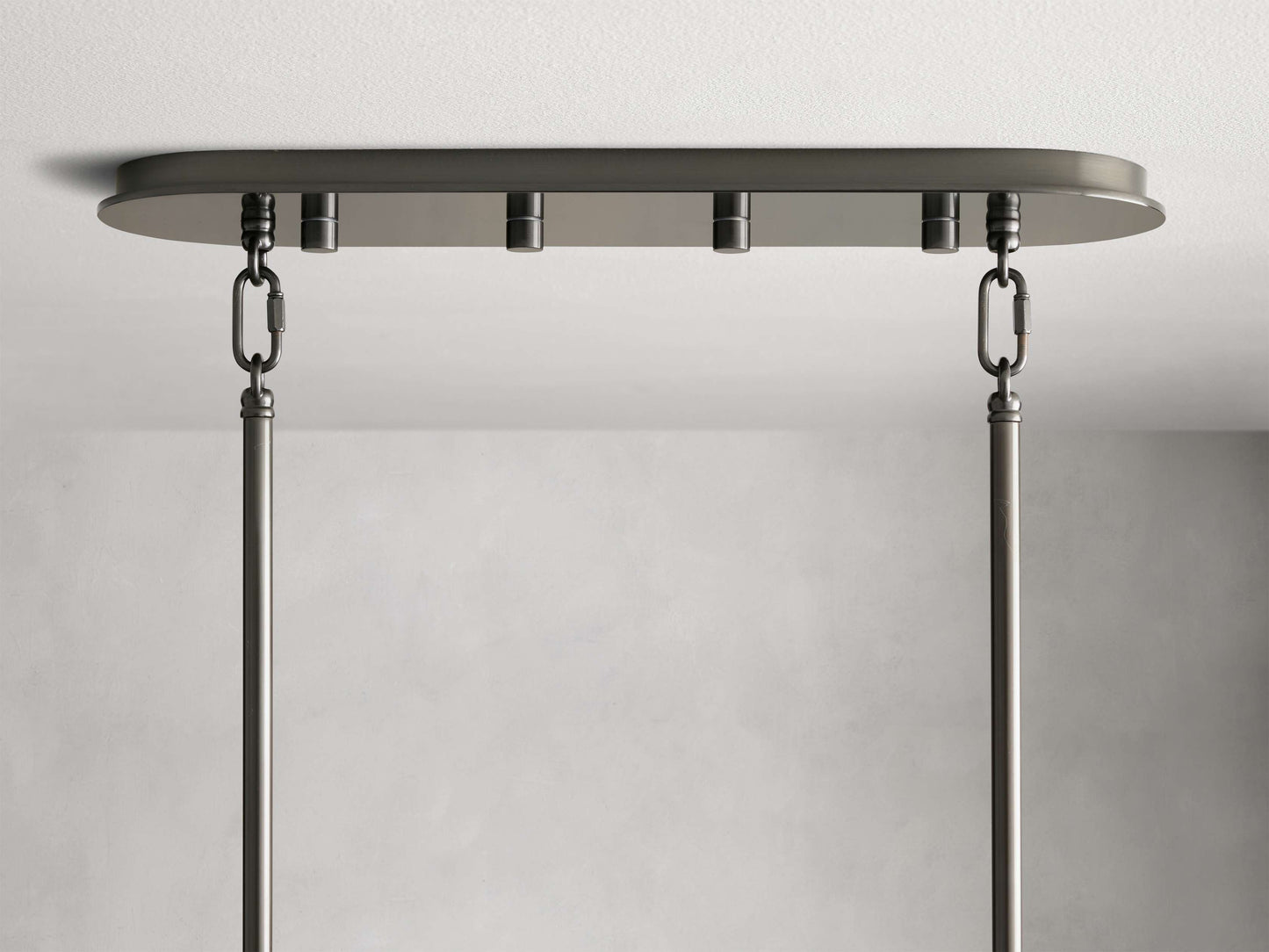 Delsie Vintage Glass Oval Chandelier