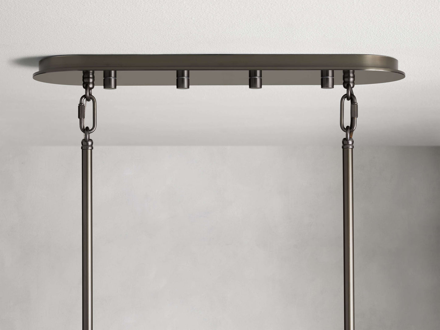 Delsie Reeded Glass Oval Chandelier