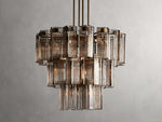 Delsie Reeded Glass Round Chandelier