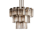 Delsie Reeded Glass Round Chandelier