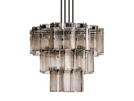 Delsie Reeded Glass Round Chandelier