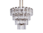 Delsie Vintage Glass Round Chandelier