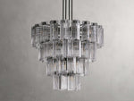 Delsie Reeded Glass Round Chandelier