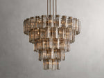 Delsie Reeded Glass Round Chandelier