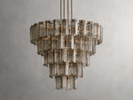 Delsie Reeded Glass Round Chandelier