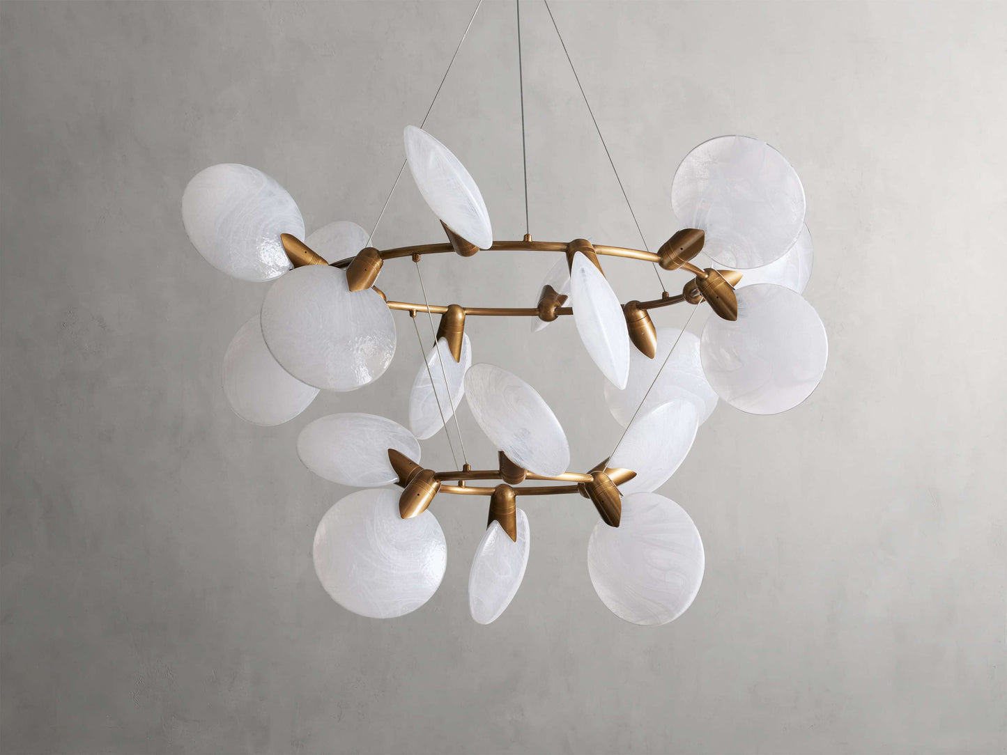 Lyla Floral Whisper Two-Tier Chandelier