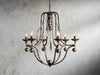 Bonita Dramatic Lacquer Frame Chandelier