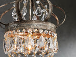 Fotini Patina Crown Round Chandelier