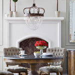 Fotini Patina Crown Round Chandelier