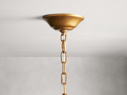 Ninfea Antiqued Leaves Branch Chandelier