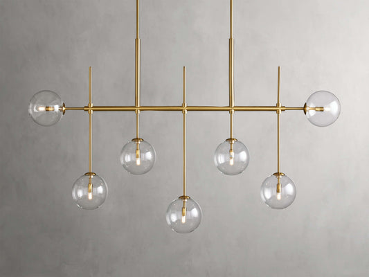 Roscoe Handblown Globe Linear Chandelier