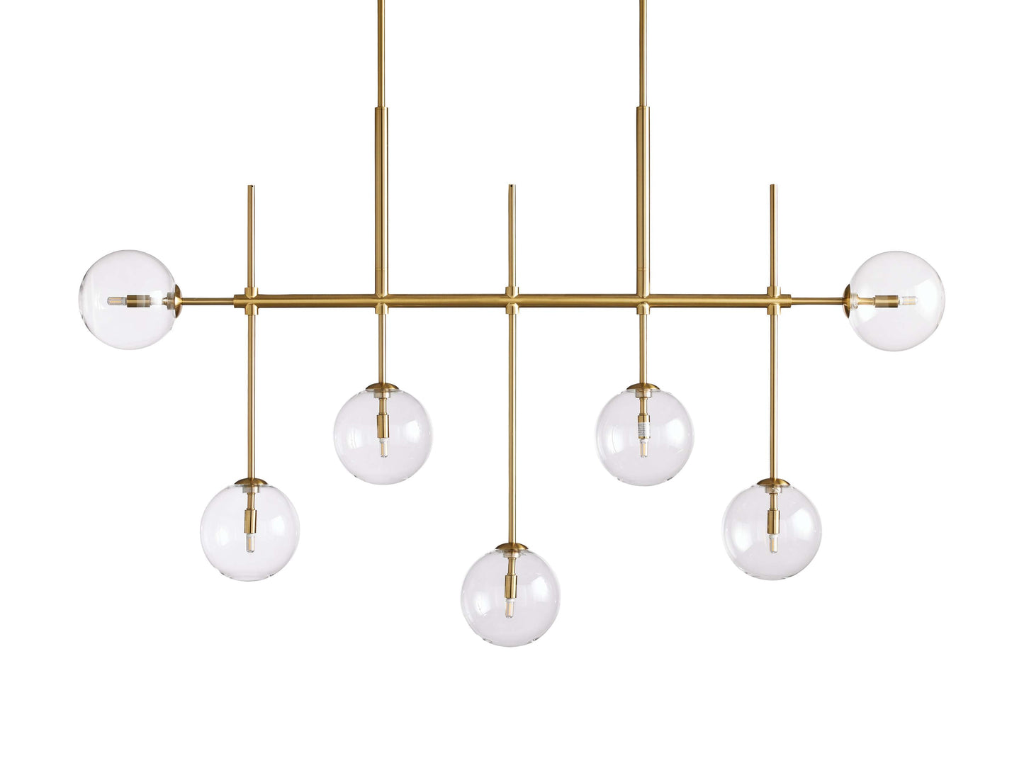 Roscoe Handblown Globe Linear Chandelier