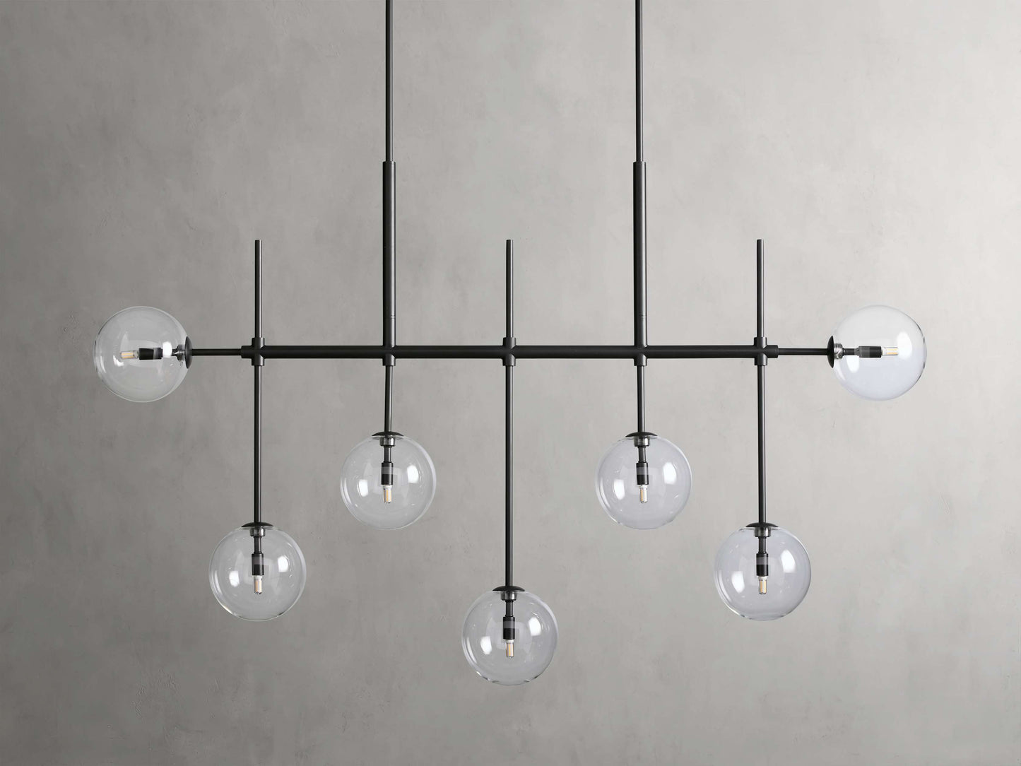 Roscoe Handblown Globe Linear Chandelier