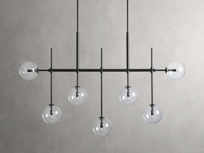 Roscoe Handblown Globe Linear Chandelier
