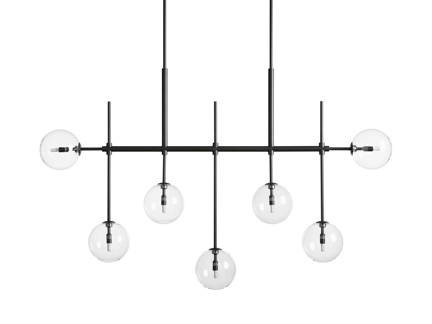 Roscoe Handblown Globe Linear Chandelier