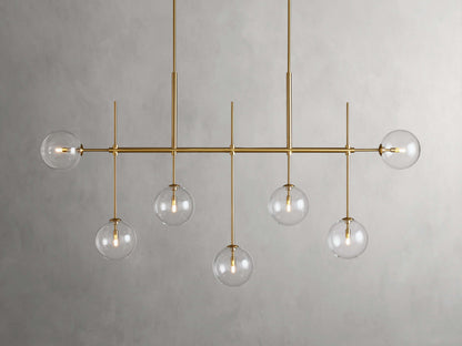 Roscoe Handblown Globe Linear Chandelier