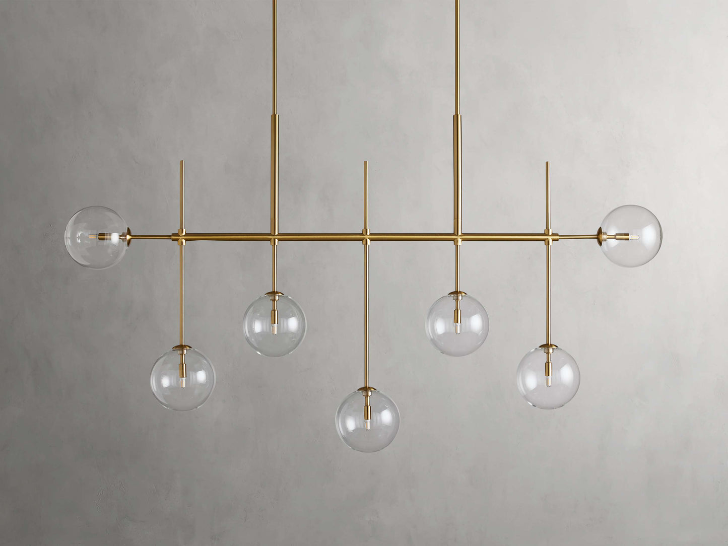 Roscoe Handblown Globe Linear Chandelier