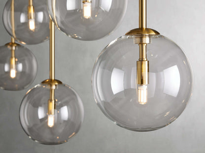 Roscoe Handblown Globe Linear Chandelier